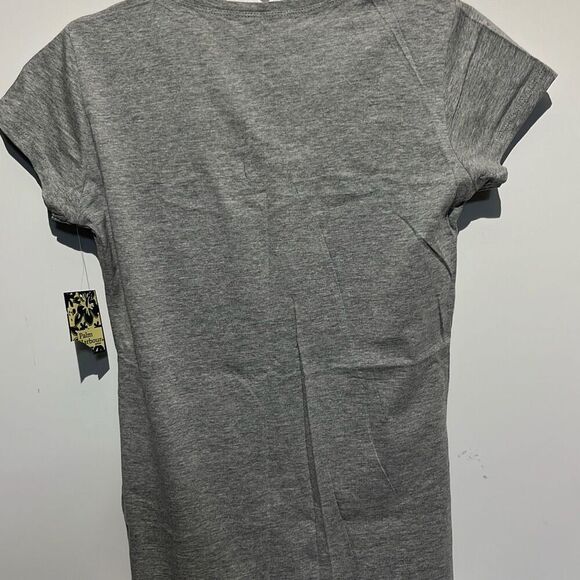 Palm Harbour Women's Gray Sequined V-Neck Short Sleeve T-Shirt Petite Small NWT - Picture 10 of 12